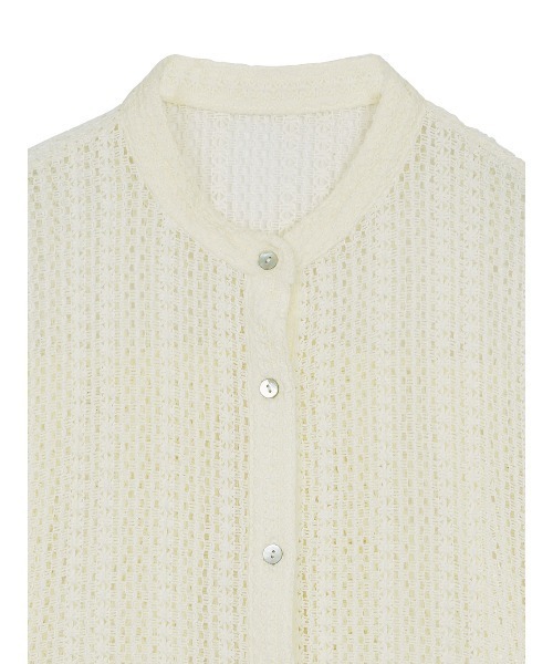 Ameri（アメリ）の「OVERSIZED COARSE MESH SHIRT（シャツ/ブラウス 