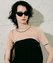 MAISON SPECIAL | ビジューカラージャージートップ【MAISON SPECIAL/メゾンスペシャル】(Tシャツ/カットソー)