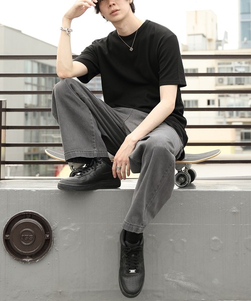 ８(eight)（エイト）の「ワッフルロング丈Ｔシャツ（Tシャツ/カットソー・メンズ・ホワイト/ブラック/グレー・X-LARGE/LARGE/MEDIUM）」の18枚目の写真