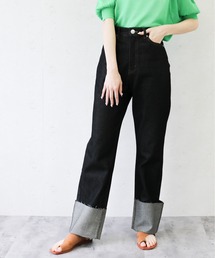 Per sist ence/パーシエンス　11オンス ロールアップデニムパンツ