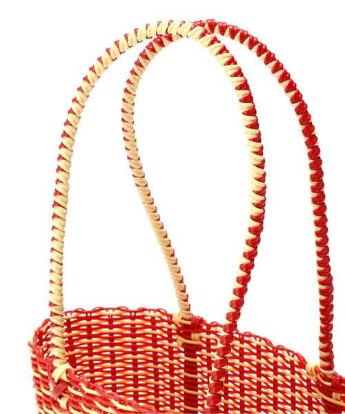 N.（N. Natural Beauty Basic）（エヌエヌナチュラルビューティーベーシック）の「[UNIQUE BATIK] バスケットトートバッグ（トートバッグ・レディース・ブラック/レッド・ﾌﾘ-）」の20枚目の写真