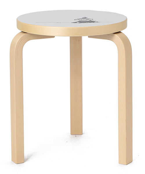 Artek + Moomin Stool60 アルテック＋ムーミン　スツール60 STOOL 60 ムーミン(60 スツール ムーミン)[タブルーム]