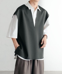 epnok | ダンボールキーネックベスト(ベスト)