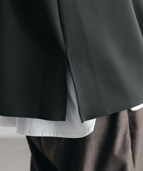 epnok(エプノック)の「ダンボールキーネックベスト(ベスト・メンズ・チャコールグレー/アイボリー/グレイッシュベージュ・SMALL/MEDIUM/LARGE)」の12枚目の写真