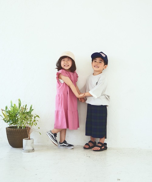 ikka(イッカ)の「【キッズ】カレッジ風プリントメッシュキャップ(キャップ・キッズ・ネイビー/オリーブ・FREE)」の12枚目の写真
