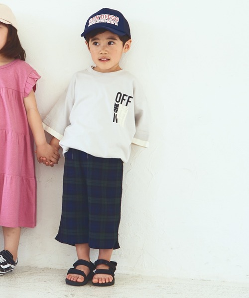 ikka(イッカ)の「【キッズ】カレッジ風プリントメッシュキャップ(キャップ・キッズ・ネイビー/オリーブ・FREE)」の14枚目の写真