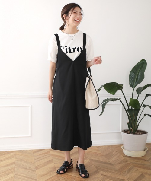 Bou Jeloud（ブージュルード）の「リングベルト付ジャンスカ（ジャンパースカート・レディース・ブラック/グレー系その他・38）」の2枚目の写真