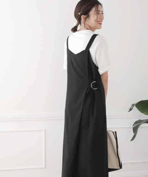 Bou Jeloud（ブージュルード）の「リングベルト付ジャンスカ（ジャンパースカート・レディース・ブラック/グレー系その他・38）」の15枚目の写真