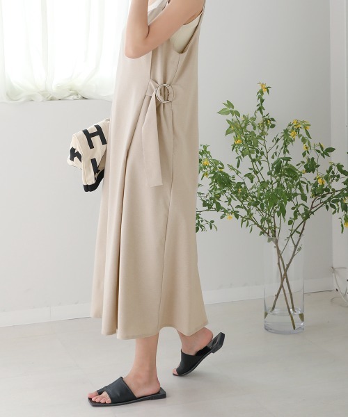 Bou Jeloud（ブージュルード）の「リングベルト付ジャンスカ（ジャンパースカート・レディース・ブラック/グレー系その他・38）」の10枚目の写真