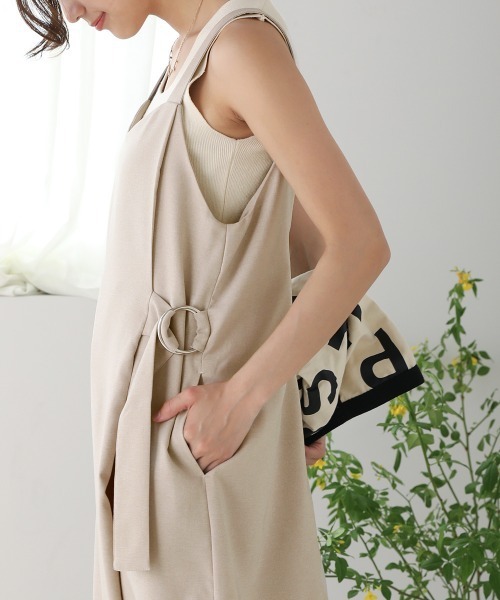 Bou Jeloud（ブージュルード）の「リングベルト付ジャンスカ（ジャンパースカート・レディース・ブラック/グレー系その他・38）」の9枚目の写真