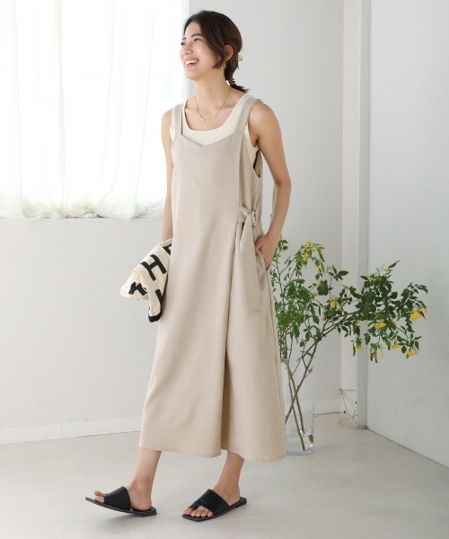 Bou Jeloud（ブージュルード）の「リングベルト付ジャンスカ（ジャンパースカート・レディース・ブラック/グレー系その他・38）」の8枚目の写真