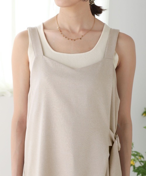 Bou Jeloud（ブージュルード）の「リングベルト付ジャンスカ（ジャンパースカート・レディース・ブラック/グレー系その他・38）」の7枚目の写真