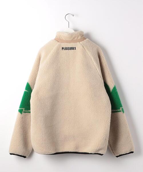 PLEASURES（プレジャー）の「＜PLEASURES × PLAYBOY＞ SHERPA JACKET/ジャケット（その他アウター・メンズ・ナチュラル/ブラック・L）」の11枚目の写真