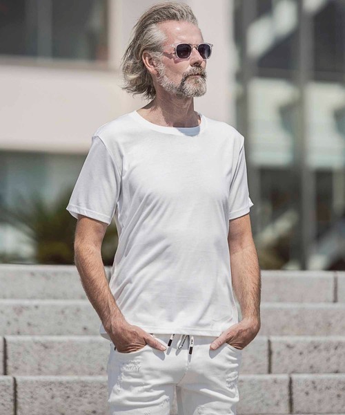 AKM Contemporary（エイケイエムコンテンポラリー）の「【WEB・直営店限定】AKM Contemporary(エイケイエムコンテンポラリー)3枚セット 袖刺繍半袖Tシャツ（Tシャツ/カットソー・メンズ・マルチ・S/M/L/XL/XXL）」の2枚目の写真