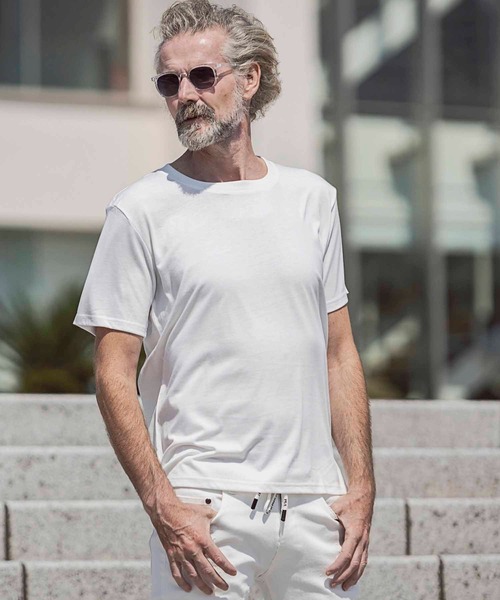 AKM Contemporary（エイケイエムコンテンポラリー）の「【WEB・直営店限定】AKM Contemporary(エイケイエムコンテンポラリー)3枚セット 袖刺繍半袖Tシャツ（Tシャツ/カットソー・メンズ・マルチ・S/M/L/XL/XXL）」の4枚目の写真