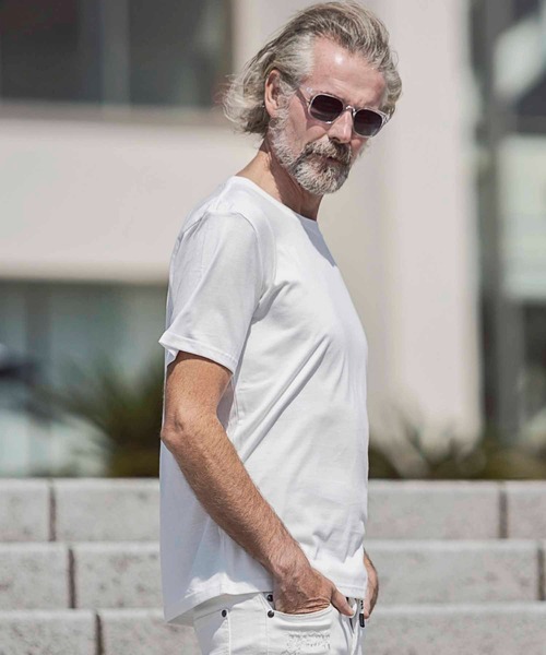 AKM Contemporary（エイケイエムコンテンポラリー）の「【WEB・直営店限定】AKM Contemporary(エイケイエムコンテンポラリー)3枚セット 袖刺繍半袖Tシャツ（Tシャツ/カットソー・メンズ・マルチ・S/M/L/XL/XXL）」の6枚目の写真