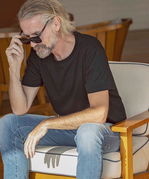 AKM Contemporary（エイケイエムコンテンポラリー）の「【WEB・直営店限定】AKM Contemporary(エイケイエムコンテンポラリー)3枚セット 袖刺繍半袖Tシャツ（Tシャツ/カットソー・メンズ・マルチ・S/M/L/XL/XXL）」の10枚目の写真