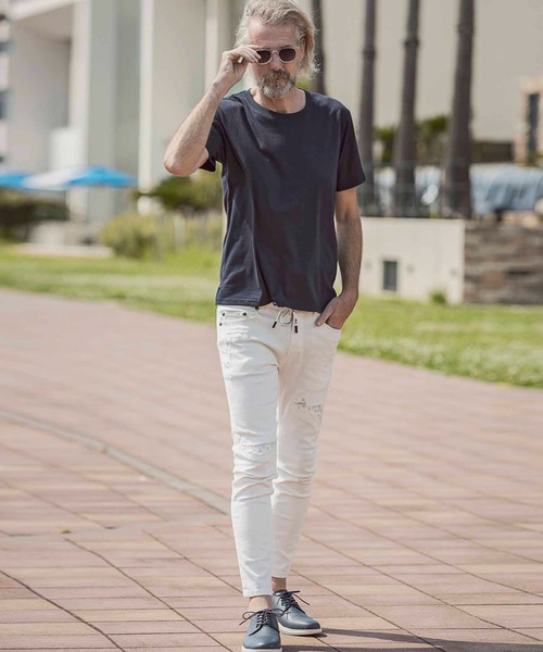 AKM Contemporary（エイケイエムコンテンポラリー）の「【WEB・直営店限定】AKM Contemporary(エイケイエムコンテンポラリー)3枚セット 袖刺繍半袖Tシャツ（Tシャツ/カットソー・メンズ・マルチ・S/M/L/XL/XXL）」の21枚目の写真