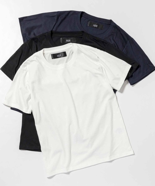 AKM Contemporary（エイケイエムコンテンポラリー）の「【WEB・直営店限定】AKM Contemporary(エイケイエムコンテンポラリー)3枚セット 袖刺繍半袖Tシャツ（Tシャツ/カットソー・メンズ・マルチ・S/M/L/XL/XXL）」の22枚目の写真