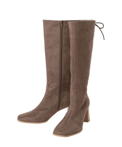 MERCURYDUO（マーキュリーデュオ）の「バックレースアップミドルブーツ（ブーツ・レディース・ブラック/ブラウン・36/38）」の19枚目の写真