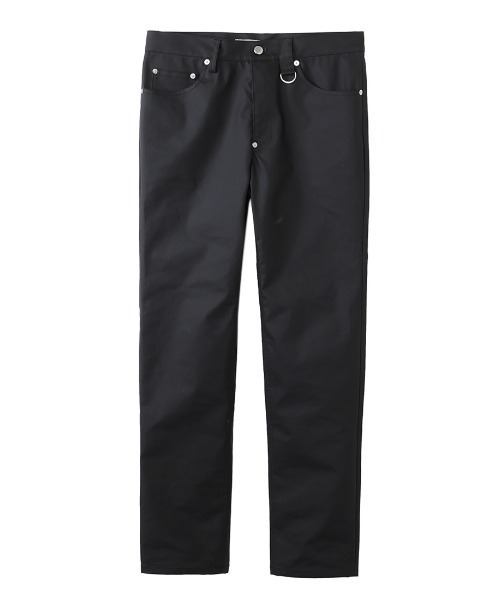 JOHN LAWRENCE SULLIVAN(ジョンローレンスサリバン)の「RUBBER COATED 5POCKET PANTS(デニムパンツ・メンズ・ブラック/グレー・44/46/48)」の2枚目の写真