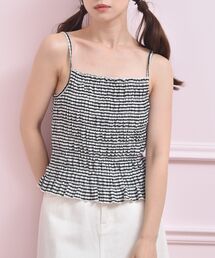 ems excite | シャーリングキャミ(Tシャツ/カットソー)