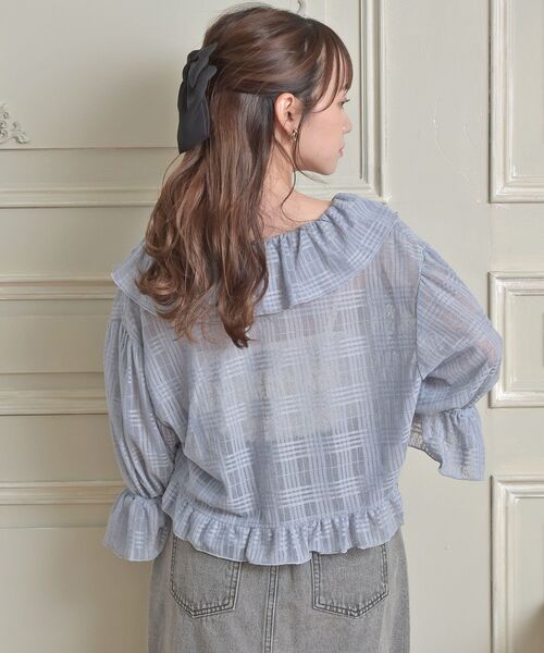 ems excite(エムズエキサイト)の「シャーリングキャミ(Tシャツ/カットソー・レディース・ブラック/イエロー系その他3/ブラック系その他2/アイボリー・FREE)」の16枚目の写真