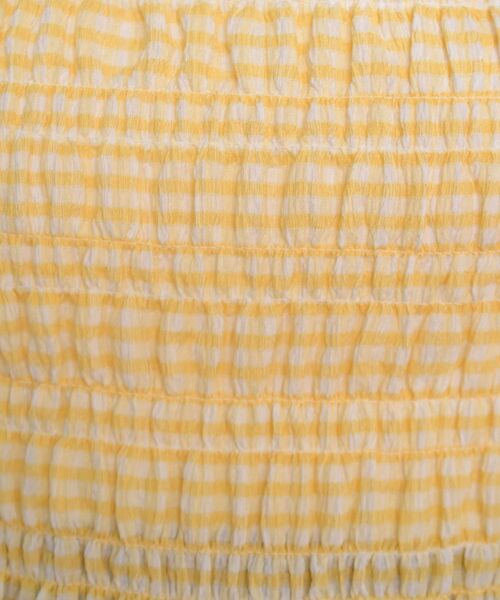 ems excite(エムズエキサイト)の「シャーリングキャミ(Tシャツ/カットソー・レディース・ブラック/イエロー系その他3/ブラック系その他2/アイボリー・FREE)」の7枚目の写真