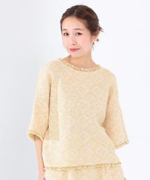 Another Edition | ツィードジャカードプルオーバー/AEBC 　ﾂｲｰﾄﾞJQ PO(シャツ/ブラウス)