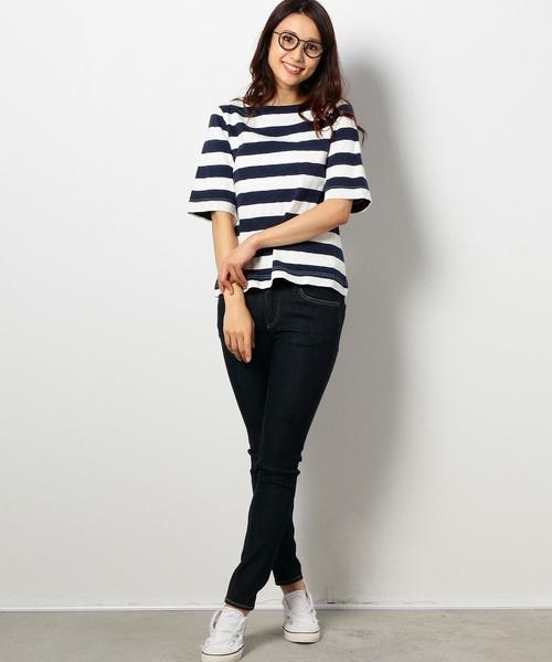 coen(コーエン)の「ストレッチスキニーデニムパンツ(デニムパンツ・レディース・ネイビー/コバルトブルー・LARGE/MEDIUM/SMALL)」の11枚目の写真