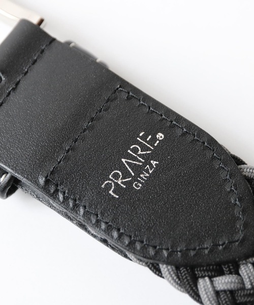 PRAIRIE（プレリー）の「[PRAIRIE]日本製ベルトストレッチ素材（ベルト・レディース・ベージュ/ネイビー/ブラック×グレー/チョコ/ネイビー×ホワイト・FREE）」の12枚目の写真