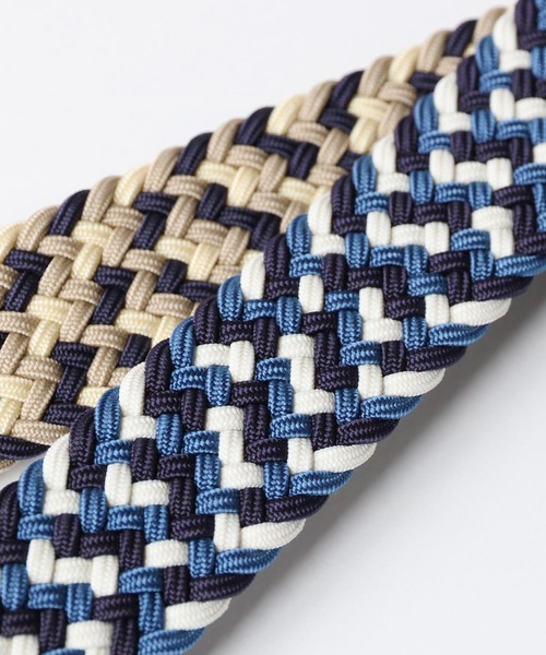 PRAIRIE（プレリー）の「[PRAIRIE]日本製ベルトストレッチ素材（ベルト・レディース・ベージュ/ネイビー/ブラック×グレー/チョコ/ネイビー×ホワイト・FREE）」の11枚目の写真