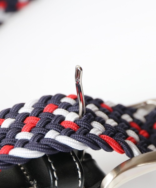 PRAIRIE（プレリー）の「[PRAIRIE]日本製ベルトストレッチ素材（ベルト・レディース・ベージュ/ネイビー/ブラック×グレー/チョコ/ネイビー×ホワイト・FREE）」の9枚目の写真