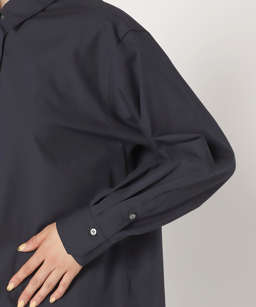 FRAMeWORK（フレームワーク）の「ピマコットンレギュラーシャツ（シャツ/ブラウス・レディース・ホワイト/ネイビー/サックスブルー/ダークブルー・FREE）」の18枚目の写真