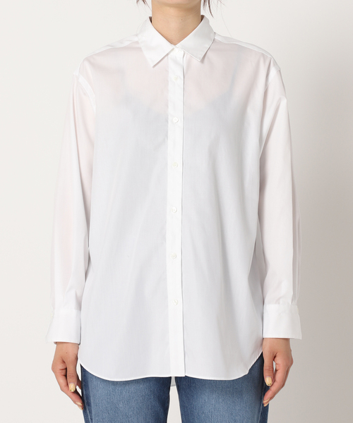 FRAMeWORK（フレームワーク）の「ピマコットンレギュラーシャツ（シャツ/ブラウス・レディース・ホワイト/ネイビー/サックスブルー/ダークブルー・FREE）」の22枚目の写真