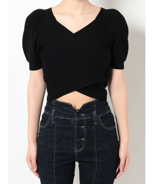 RESEXXY（リゼクシー）の「フロントクロスパワショルニット（ニット/セーター・レディース・ホワイト/ブラック/グリーン/ブラウン・FREE）」の20枚目の写真