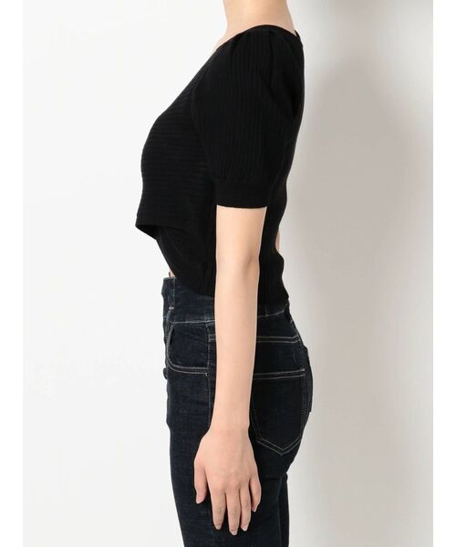 RESEXXY（リゼクシー）の「フロントクロスパワショルニット（ニット/セーター・レディース・ホワイト/ブラック/グリーン/ブラウン・FREE）」の21枚目の写真