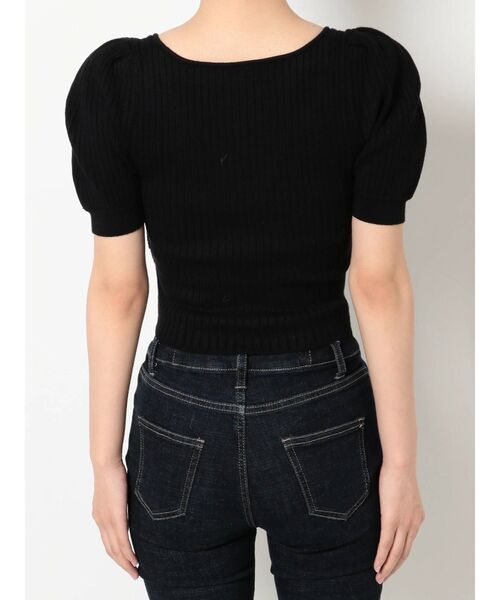 RESEXXY（リゼクシー）の「フロントクロスパワショルニット（ニット/セーター・レディース・ホワイト/ブラック/グリーン/ブラウン・FREE）」の22枚目の写真