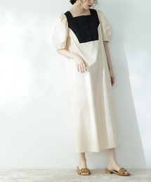 N.（N. Natural Beauty Basic） | 切替パフワンピース(ワンピース)