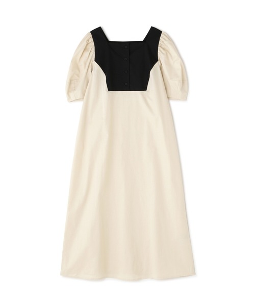 N.(N. Natural Beauty Basic)(エヌエヌナチュラルビューティーベーシック)の「切替パフワンピース(ワンピース・レディース・ホワイト系その他/ブラウン系その他・MEDIUM)」の14枚目の写真