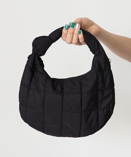 Riberry（リベリー）の「キルティング三日月ハンドバッグ（ハンドバッグ・レディース・ホワイト/ブラック/ベージュ/ブラウン/グリーン・FREE）」の10枚目の写真