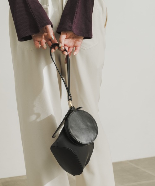 URBAN RESEARCH（アーバンリサーチ）の「マルチWAYセットバッグ（ハンドバッグ・レディース・ブラック/ブラウン・-）」の9枚目の写真