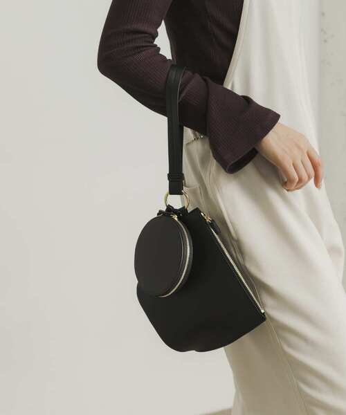 URBAN RESEARCH（アーバンリサーチ）の「マルチWAYセットバッグ（ハンドバッグ・レディース・ブラック/ブラウン・-）」の7枚目の写真