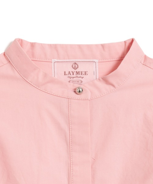 LAYMEE（レイミー）の「Herencia shirt / エレンシアシャツ（シャツ/ブラウス・レディース・ピンク/ホワイト/ベージュ・FREE）」の12枚目の写真