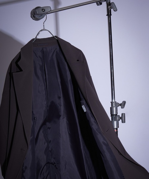 JUNRED（ジュンレッド）の「スムースタッチダブルチェスターコート（チェスターコート・メンズ・ブルー系その他4/グレー系その他/チャコールグレー・M/L/S）」の9枚目の写真