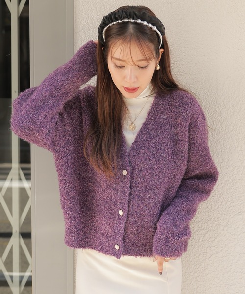 LAFFMO（ラフモ）の「ドットチュール＆パールカチューシャセット（カチューシャ・レディース・ブラック/アイボリー・FREE）」の6枚目の写真