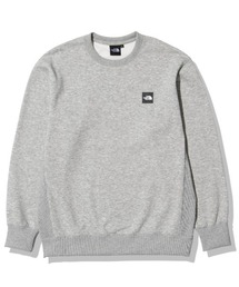 【ZOZOTOWN限定】THE NORTH FACE/ザ・ノース・フェイス SQUARE LOGO CREW スクエアロゴクルー/無地 レギュラーフィット/トレーナー NT62231