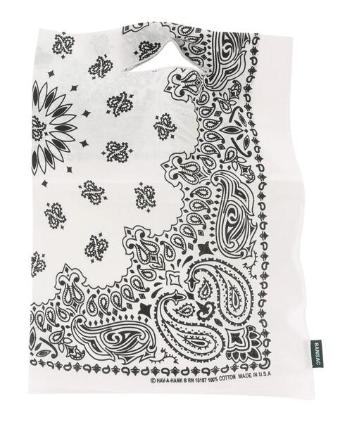 CRAFT STANDARD BOUTIQUE（クラフトスタンダードブティック）の「【WEB限定】BANSAC カラーバンダナバッグ　＊（ハンドバッグ・レディース・ホワイト/ブラック/ネイビー/レッド/イエロー/グリーン/プラム・FREE）」の8枚目の写真
