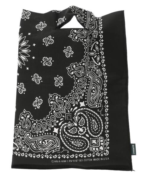 CRAFT STANDARD BOUTIQUE（クラフトスタンダードブティック）の「【WEB限定】BANSAC カラーバンダナバッグ　＊（ハンドバッグ・レディース・ホワイト/ブラック/ネイビー/レッド/イエロー/グリーン/プラム・FREE）」の9枚目の写真