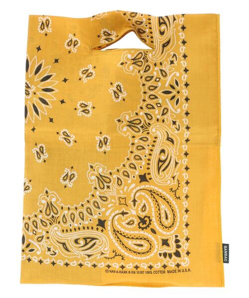 CRAFT STANDARD BOUTIQUE（クラフトスタンダードブティック）の「【WEB限定】BANSAC カラーバンダナバッグ　＊（ハンドバッグ・レディース・ホワイト/ブラック/ネイビー/レッド/イエロー/グリーン/プラム・FREE）」の11枚目の写真